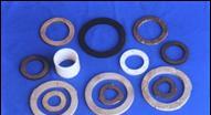 供應(yīng)制氧機聚四氟乙烯制品配件，江蘇揚中四氟墊片擋圈價格，四氟墊片擋圈定做