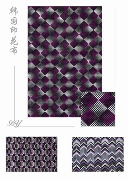 雙絲光棉印花布 絲光棉印花布 絲光棉活性印花布