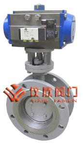 氣動(dòng)法蘭蝶閥廠圖片