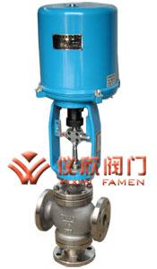 供應電子式電動三通調節(jié)閥廠