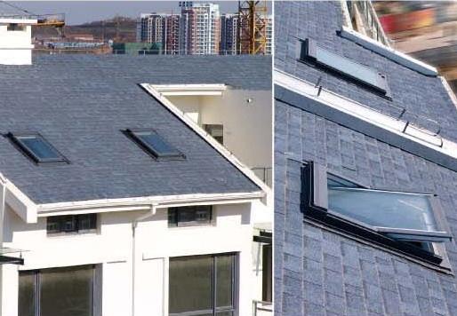 供應斜屋頂采光窗通風窗組合窗