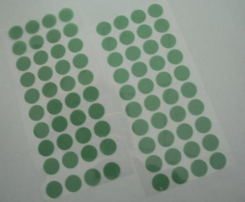 綠膠模切膠貼圖片