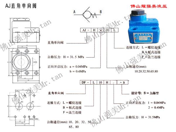 AJ-Ha10B直角单向阀图片