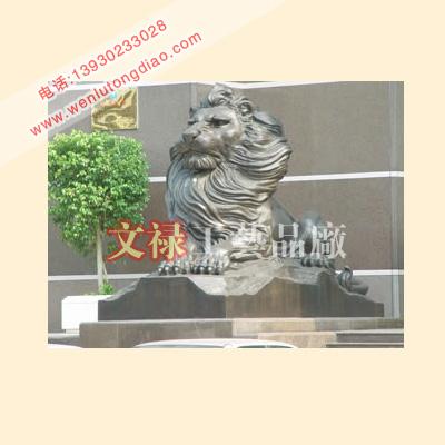 供應(yīng)鑄銅故宮獅子銅雕廠鑄銅廠
