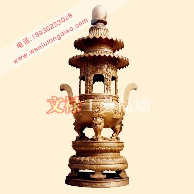 供應(yīng)寺廟銅香爐