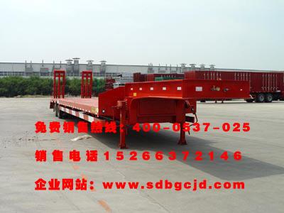 供應(yīng)工程機(jī)械運輸重型低平板半掛車