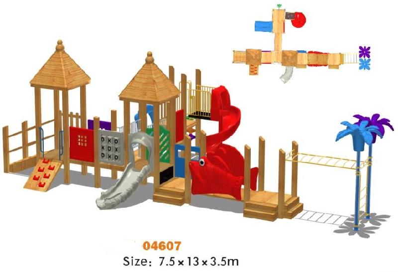 嘉禾木質(zhì)滑梯圖片/嘉禾木質(zhì)滑梯樣板圖 (2)