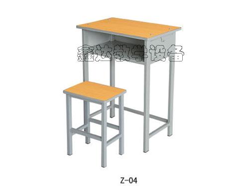 固定式学生课桌椅厂家图片