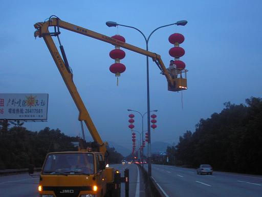 供应广州市高空车出租，广州路灯车出租，广州高空作业车出租图片