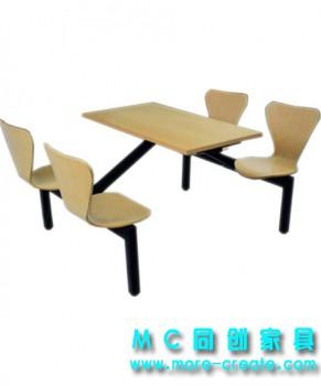 供應(yīng)快餐店連體桌椅