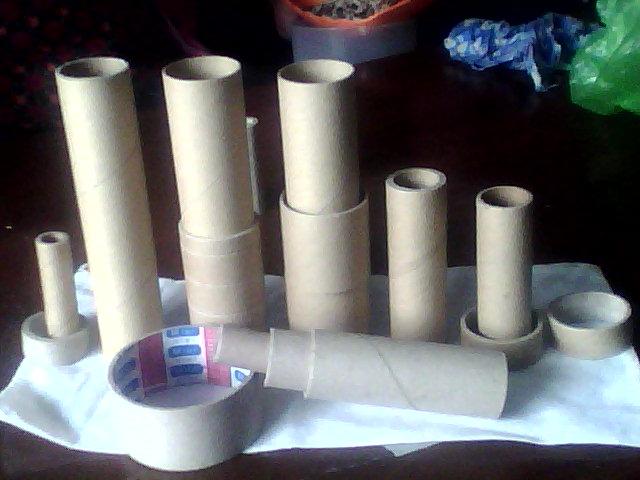 伸拉膜紙管螺旋紙管圖片