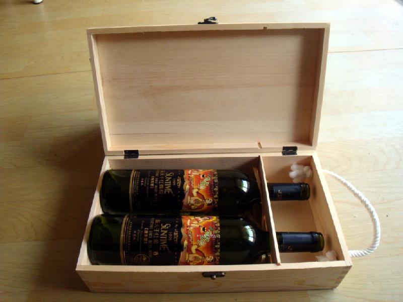 供應(yīng)戴莊木制酒盒紅酒木盒批發(fā)