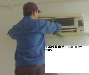 黃埔區(qū)美的空調(diào)維修加雪種圖片