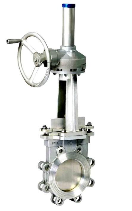 梅花形傘齒輪刀型閘閥