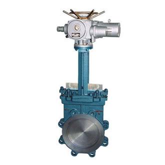 供應(yīng)PZ973H電動刀閘閥，PZ973H電動刀型閘閥，耐磨渣漿閥