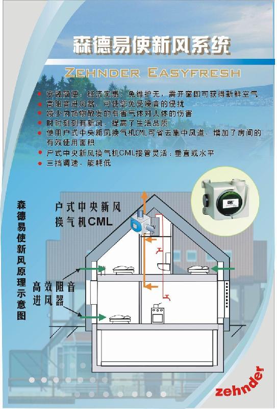 森德中央新风系统森德康舒屋图片