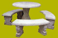 供應(yīng)石雕茶幾曲陽石雕