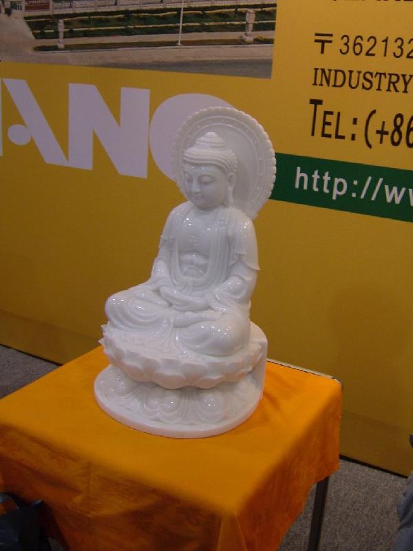 供應(yīng)曲陽漢白玉大型觀音11