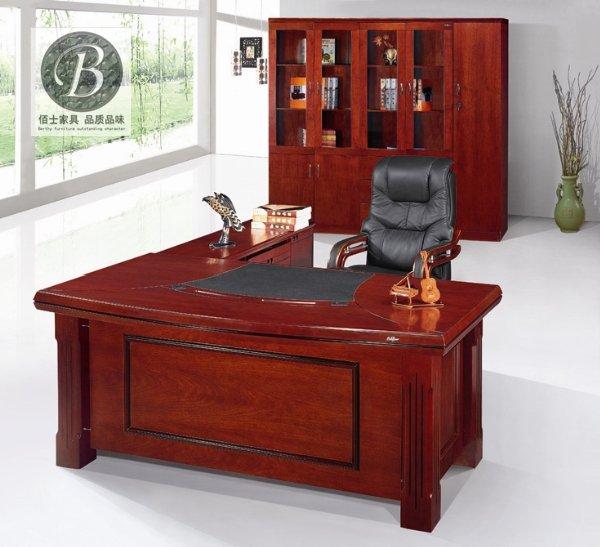 廣州買辦公家具實木大班臺A18圖片