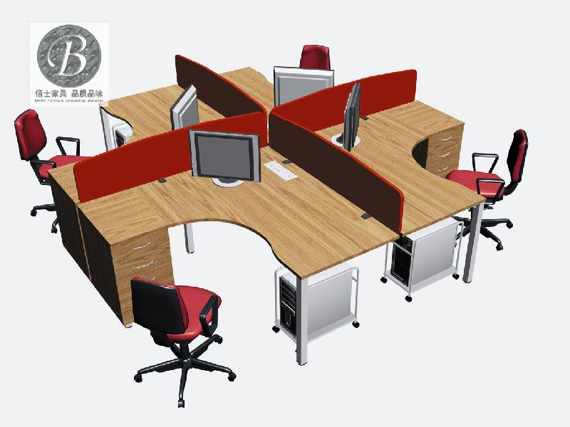 供應廣州買辦公家具屏風PF7040，廣州辦公家具屏風式辦公桌*佰正