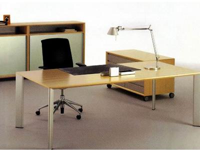 板式家具推薦G100板式大班臺圖片