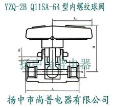 销售Q11SA64型内螺纹仿美球阀