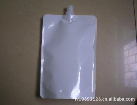 廣東滿版白色自立吸嘴袋圖片