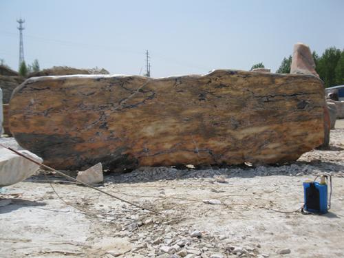 大型晚霞紅景觀(guān)石門(mén)牌石刻字石廠(chǎng)家