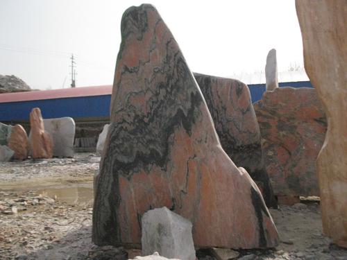 供應(yīng)河南晚霞紅天然奇石收藏品