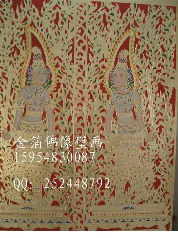 供應(yīng)手繪金箔畫貼金箔