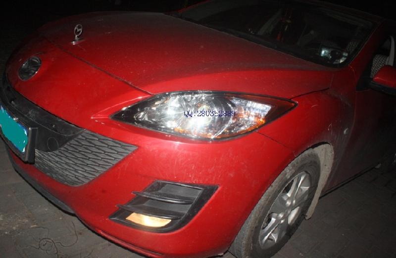 供應(yīng)南寧馬3改雙光透鏡+LED行車燈