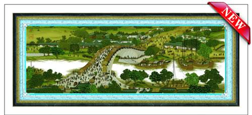 供應(yīng)100精準(zhǔn)印花十字繡誠(chéng)招全國(guó)代理