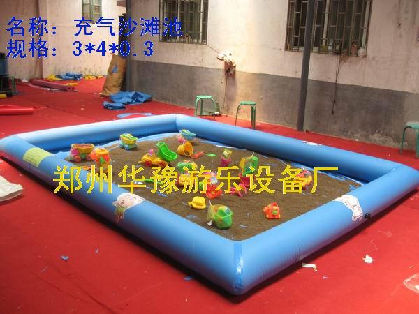 加厚氣密pvc充氣沙灘池現(xiàn)貨供應圖片
