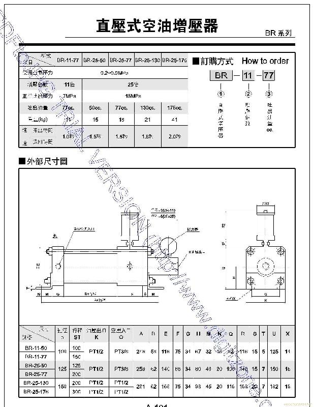 供应BR直压式空油增压器  无锡增压器生产价格 增压器价格 增压器销