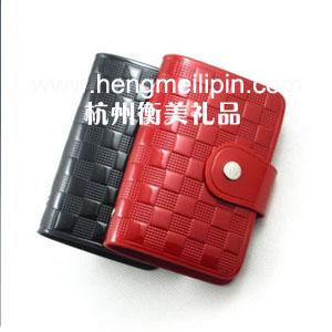 供應(yīng)杭州禮品名片夾卡包名片包錢包定做定制皮具禮品商務(wù)禮品定做定制訂購