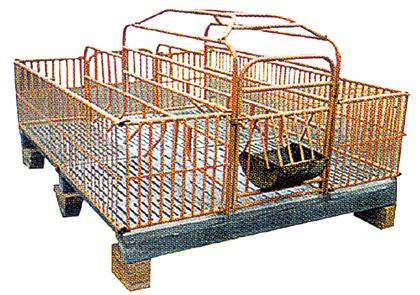 供應(yīng)河南保育床母豬產(chǎn)床定位欄豬場配套設(shè)備