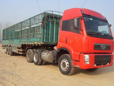 出售二手解放新大威雙驅(qū)半掛車圖片