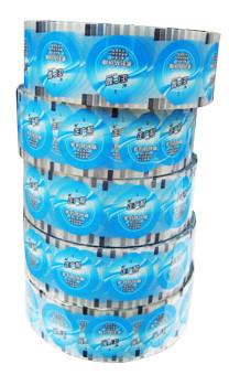 供應(yīng)用于的5加侖桶聰明蓋防偽貼膜/熱封膜