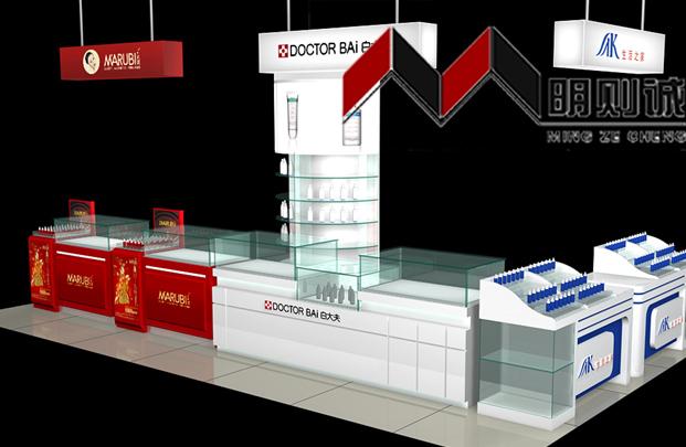 南京商場化妝品專柜設(shè)計與制作圖片