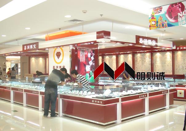 珠寶展示柜設(shè)計與制作圖片