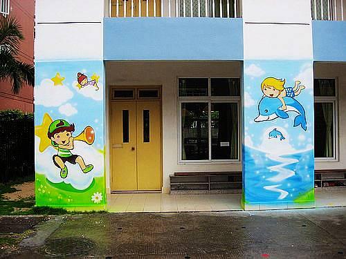 供應(yīng)兒童*通壁畫