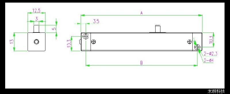 深圳市直线位移传感器KSF微型滑块式厂家