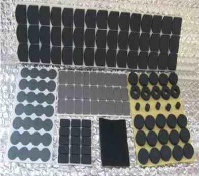 供應(yīng)黑色硅膠手表帶、硅膠墊片模切成型、硅膠耳機(jī)塞