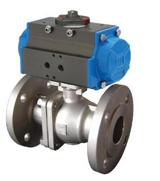 氣動軟密封法蘭球閥Q641F圖片