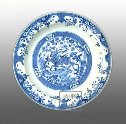 江西青花瓷瓷盤圖片