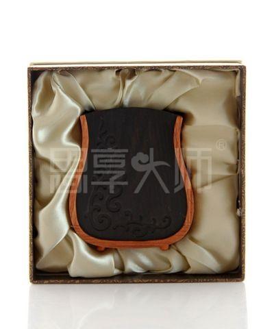 供應花梨配黑檀唐草款筆筒/紅木禮品廠家生產(chǎn)紅木筆筒/紅木名片盒