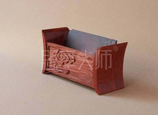 供應(yīng)紅木工藝品花梨黃檀實(shí)木名片座