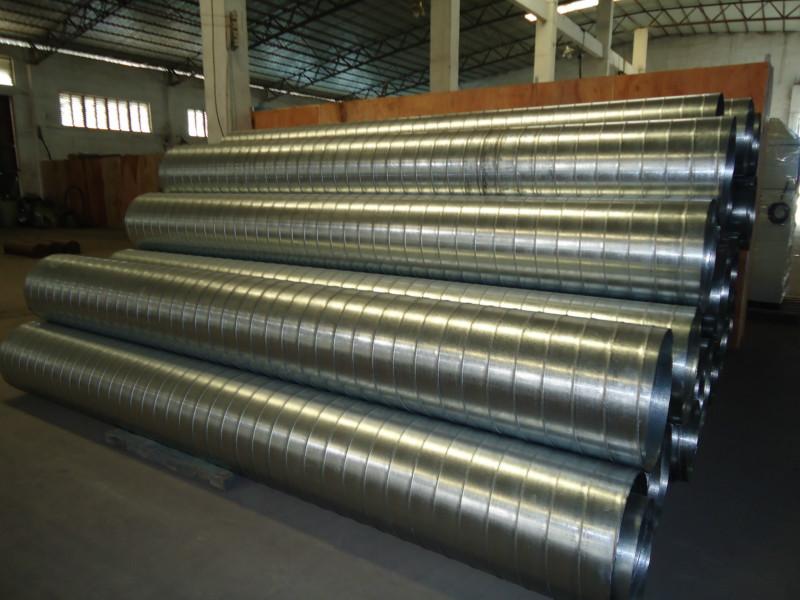 供應(yīng)圓形和橢圓形鍍鋅螺旋風(fēng)管及配件，集塵機除塵機