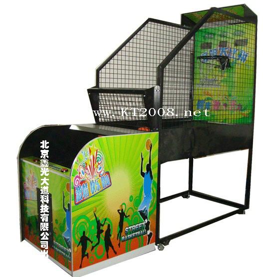 供應(yīng)豪華型街頭籃球機廠家  籃球機玩法說明，豪華投籃機價格