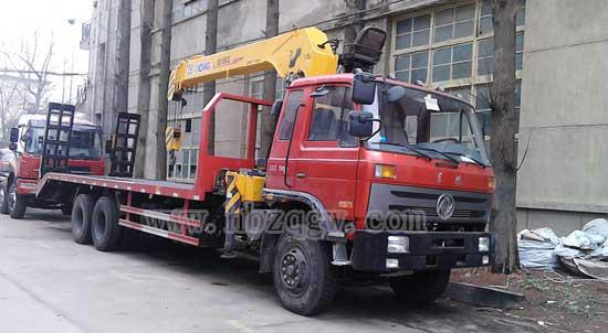 供應(yīng)后雙橋平板隨車吊，徐工隨車吊的延伸板廠家價(jià)格